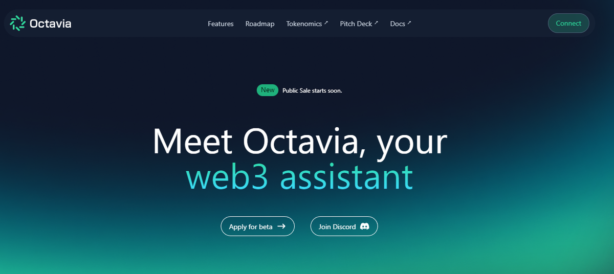 Скриншот с octavia.one