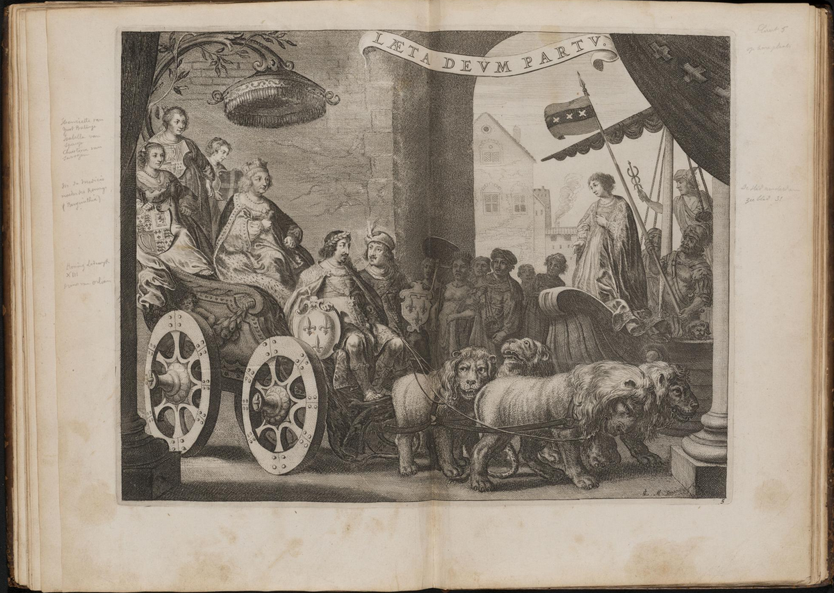 Книга Марии Медичи, Амстердам, перевод с латыни Каспера ван Берле