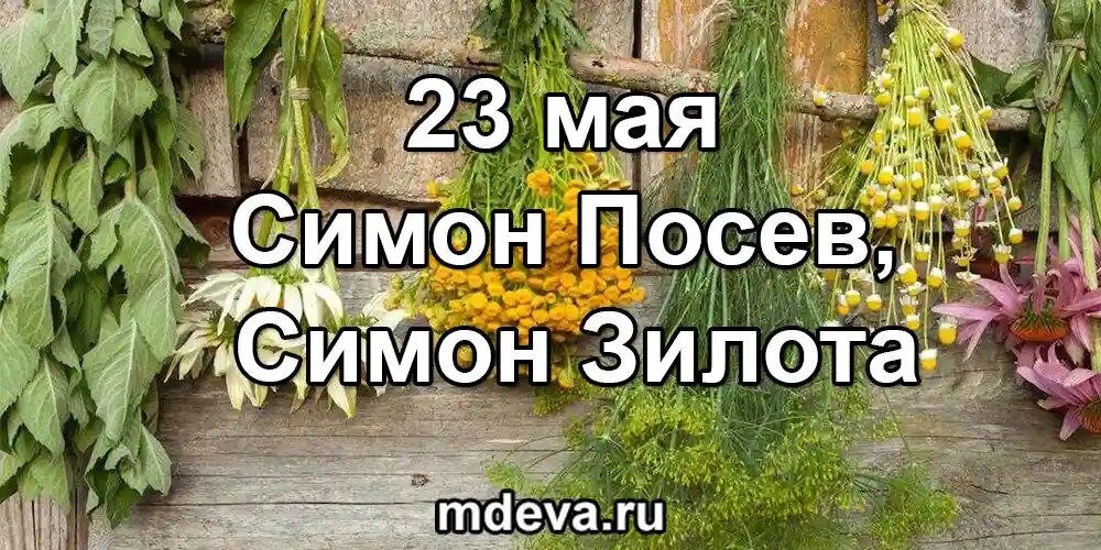23 мая по народному календарю Симон Посев, Симон Зилота