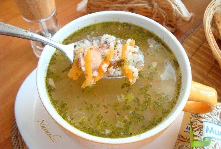 Суп из консервы сардины