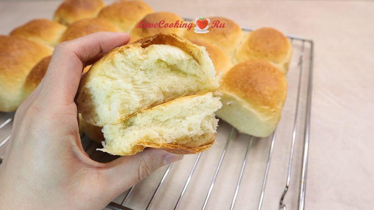 Постные дрожжевые булочки на яблочном тесте | LoveCookingRu | Дзен