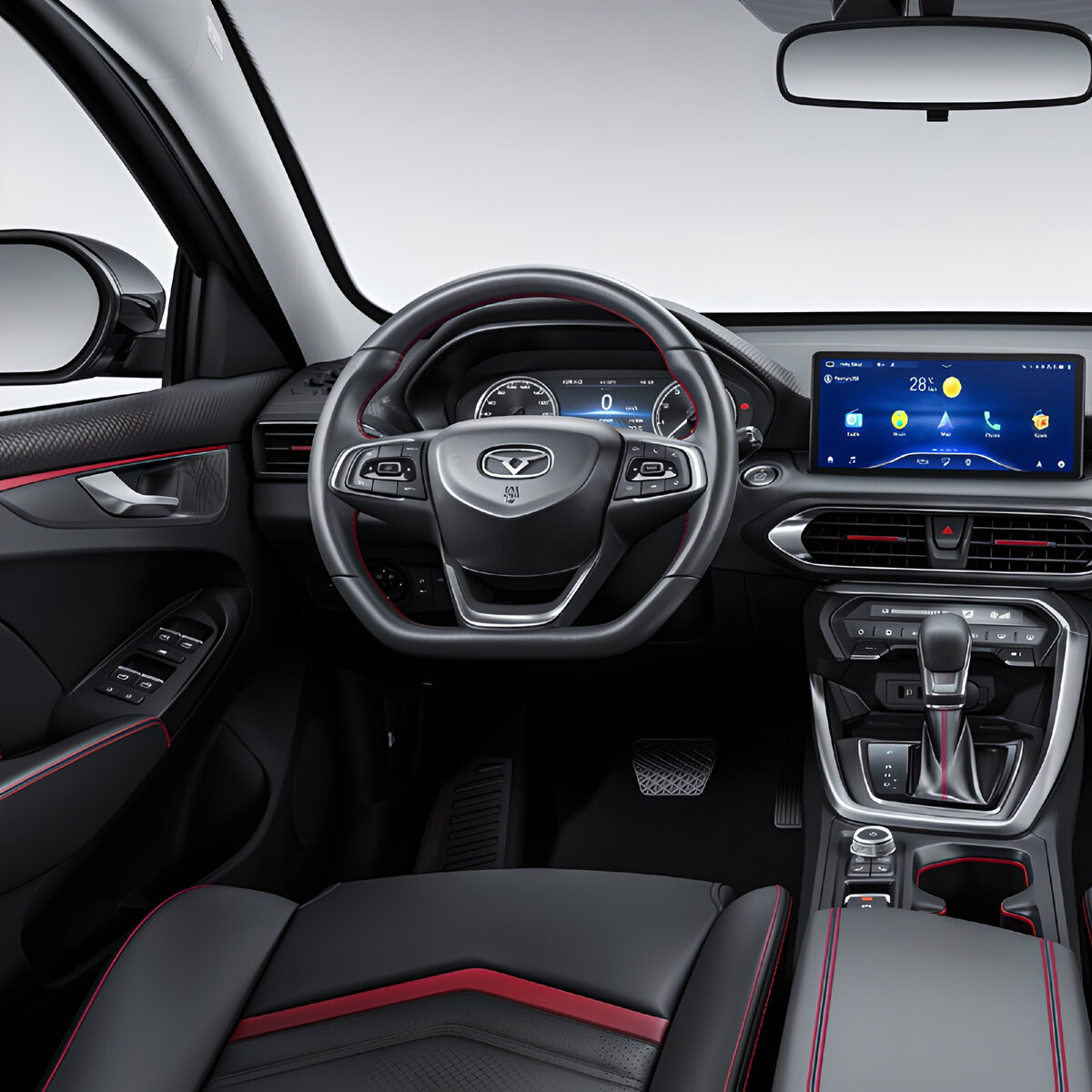 Обратите внимание на мульти-руль, который имеет спортивное усечение, а вот приборы более лаконичные