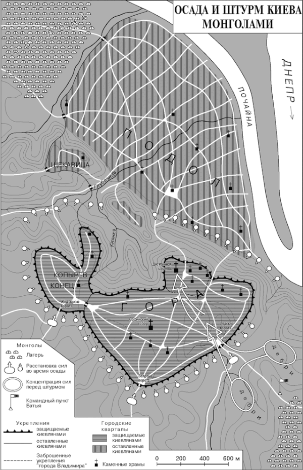 План обороны Киева 1240 года.