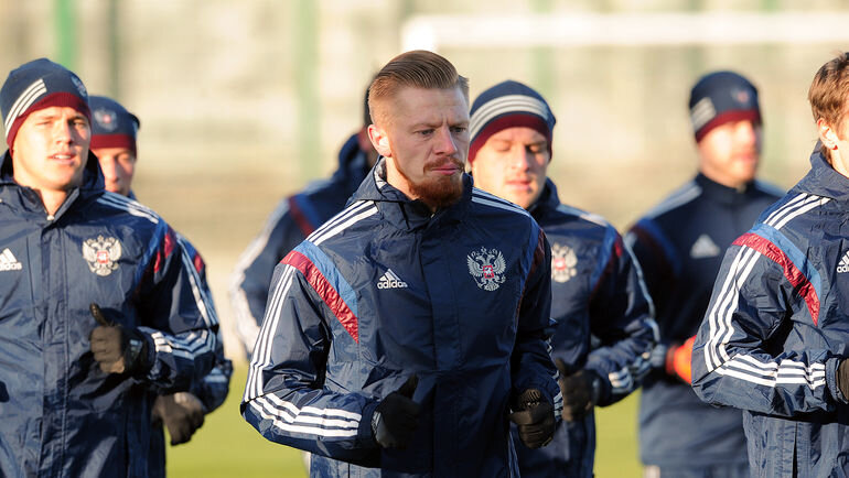 Иван Новосельцев в составе сборной. 