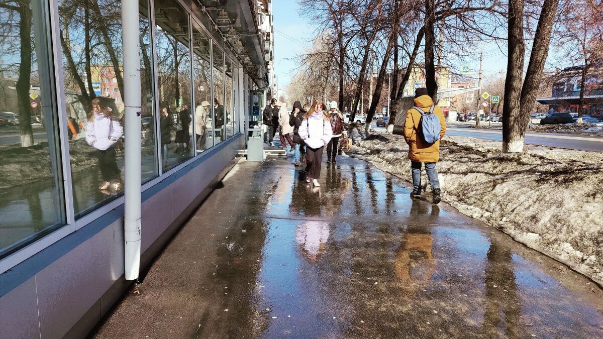 Гололед, гололед... ФОТО: Царьград. 