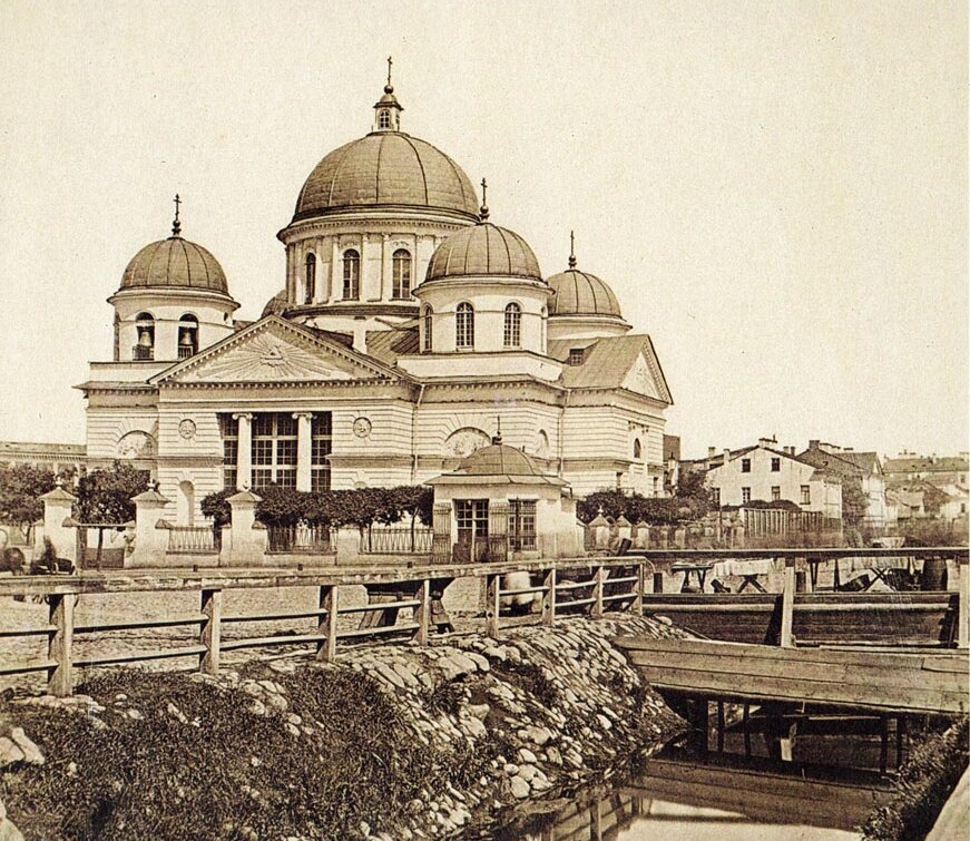 Лиговский канал у Знаменской церкви, 1860 год / Фото: «Patsvu» 