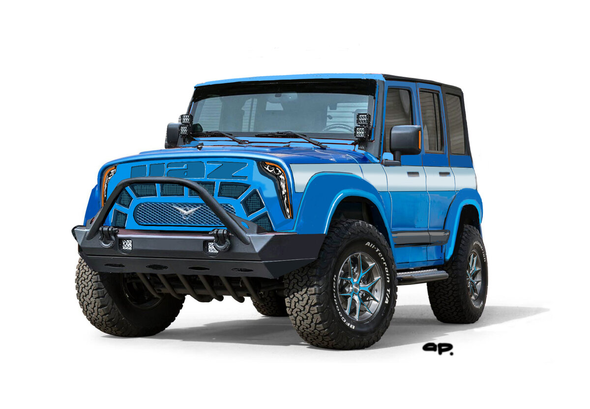 Родной УАЗ 469-й.