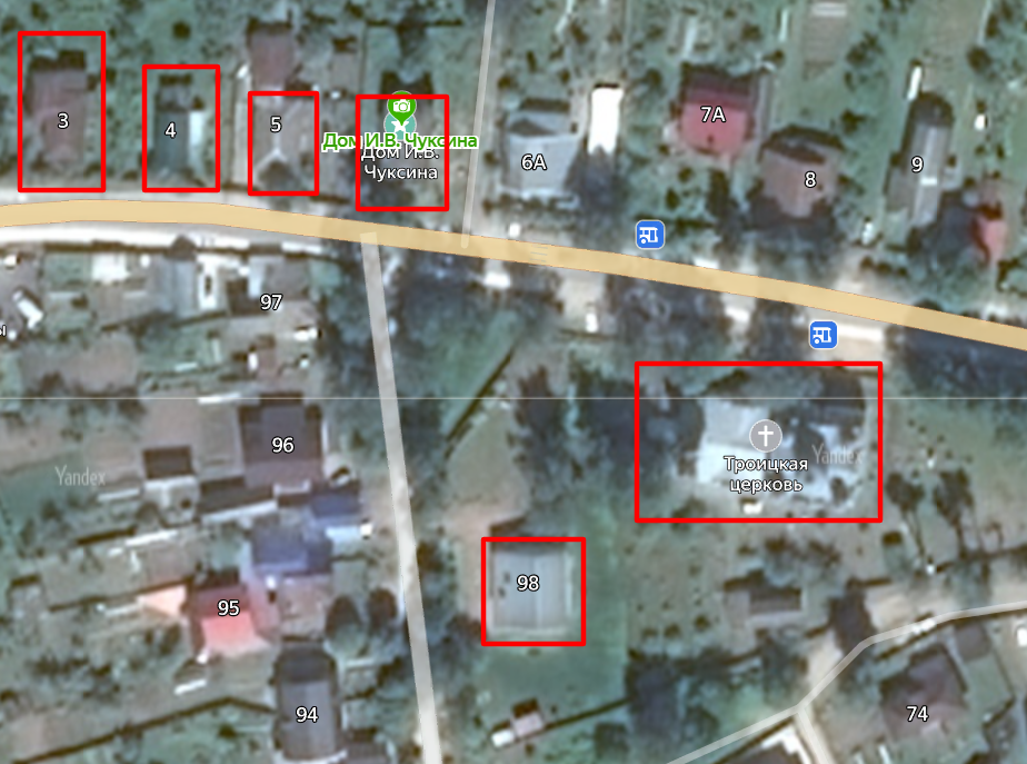 Комплекс зданий на картах Яндекса