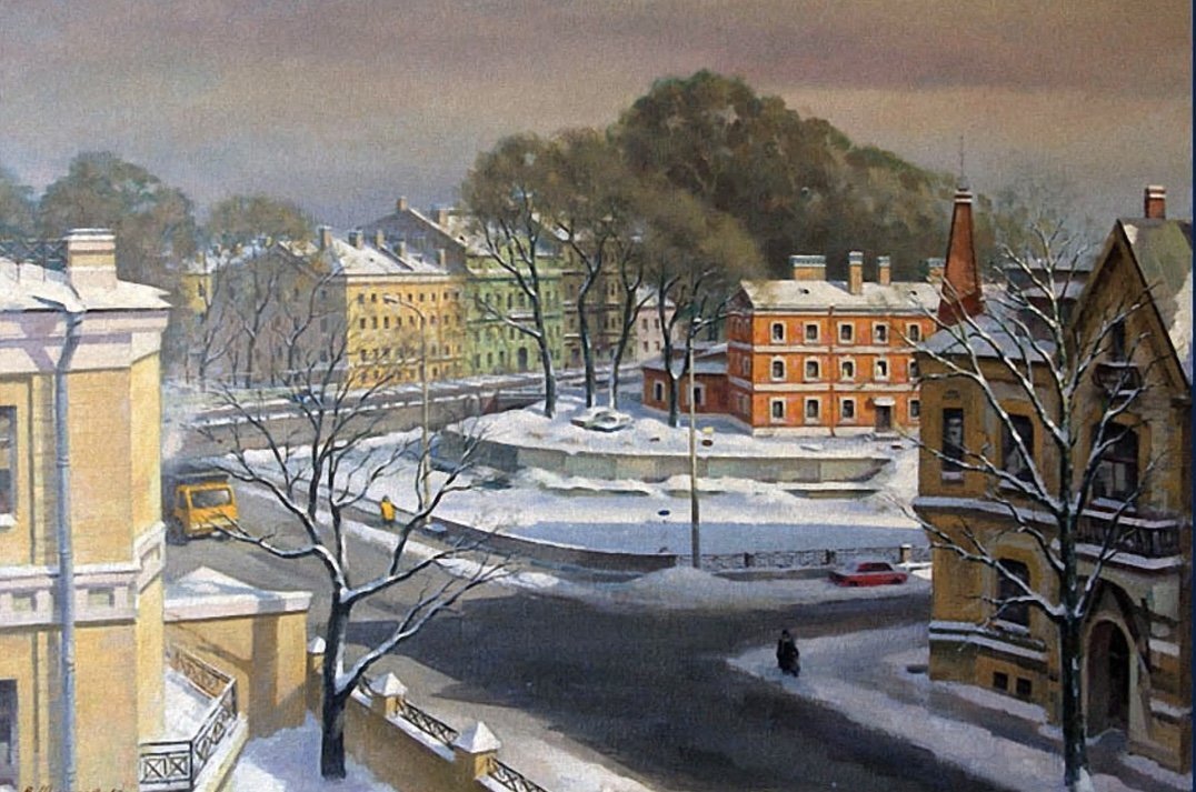 Картина Виктора Шустрова. Фото предоставлено ГМИ СПб.