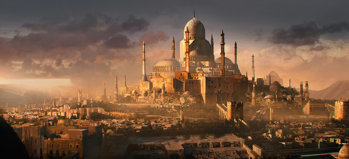Сарнат - столица Сарнора по версии www.thegreatgame.fandom.com (арт Emmanuel Shiu).