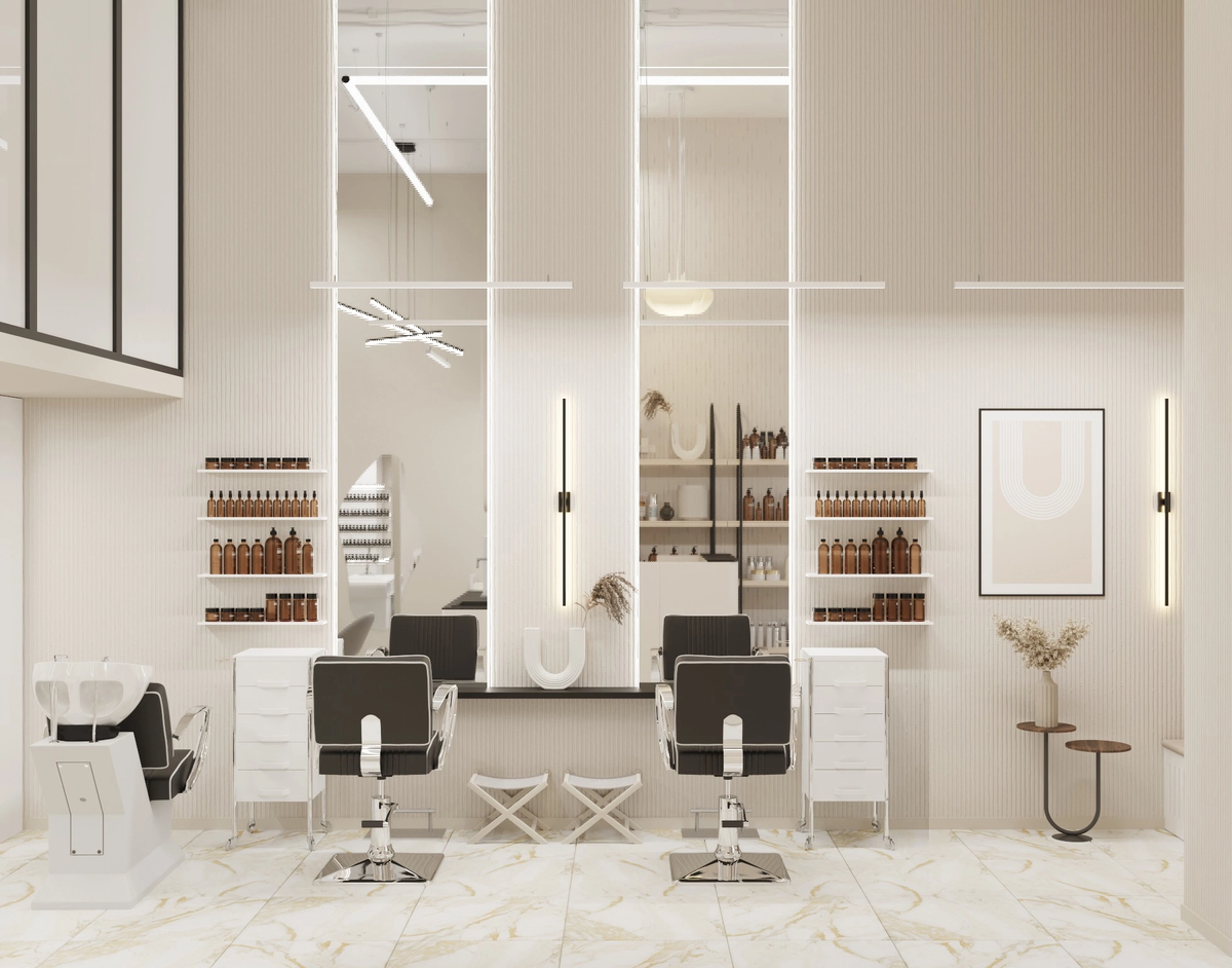 Вытянутые парикмахерское зеркала 