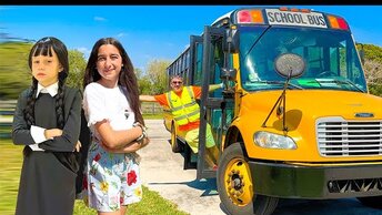 Kids in the school yellow bus and other stories