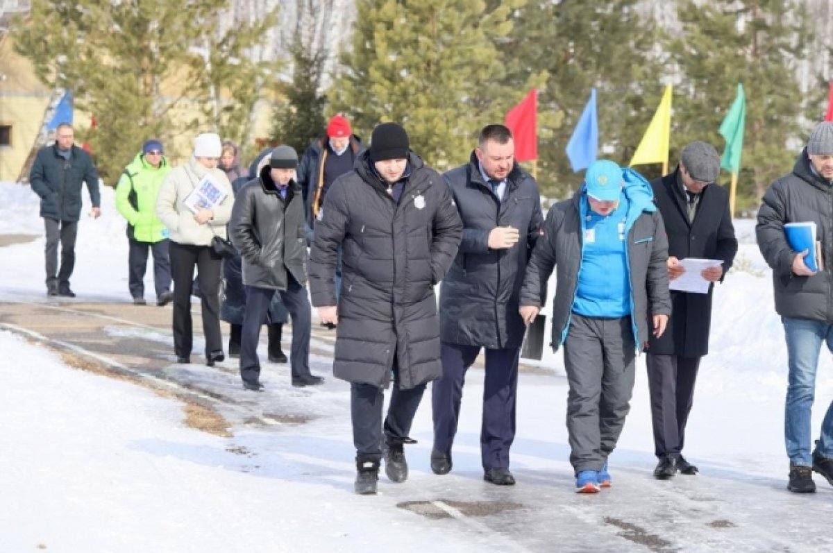    Сегодня обследовали готовность объектов к соревнованиям.