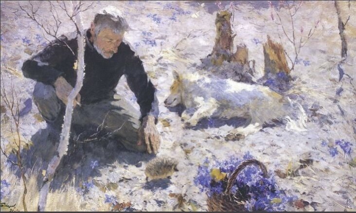 Владимир Токарев «Весенняя сказка» 1975 г. Источник изображения Яндекс Картинки. 