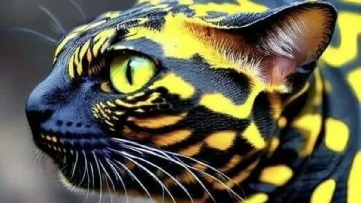 Змеиная кошка. Фото: соцсети