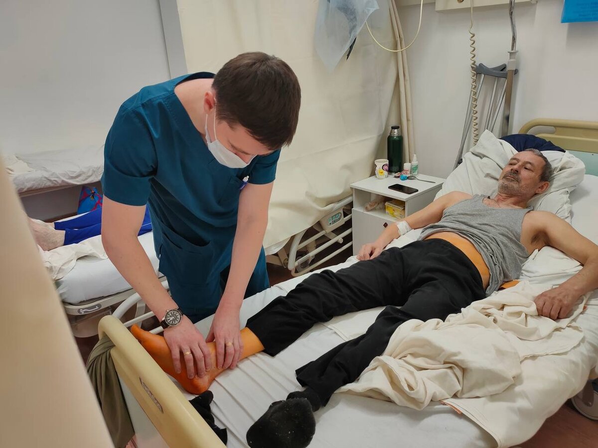    Врачи Няганской окружной больницы спасли 54-летнего мужчину от ампутации единственной ноги