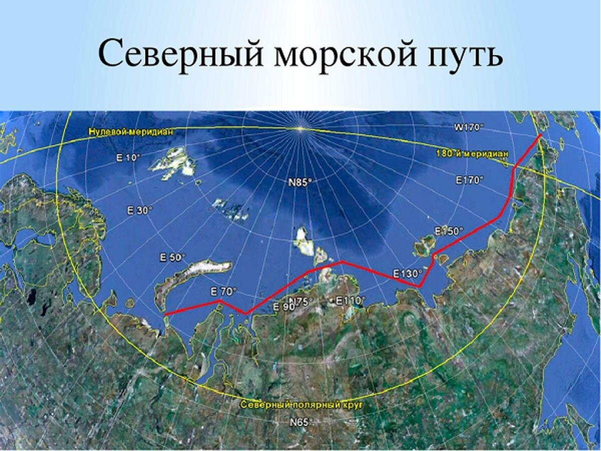 Карта морских путей