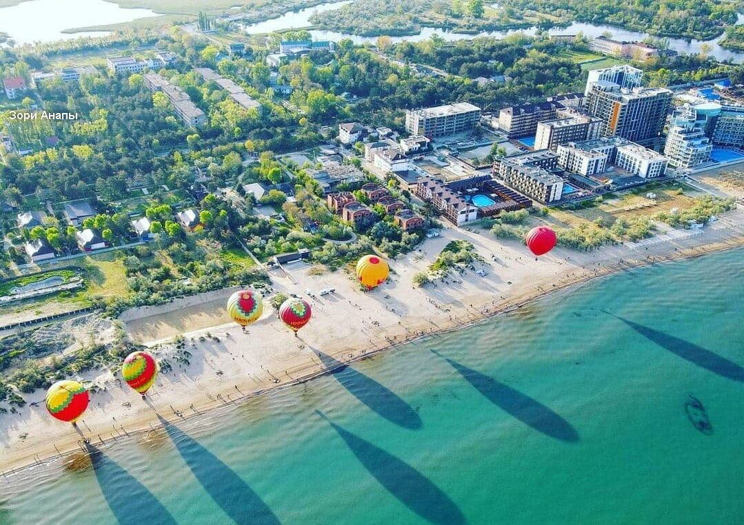 Расположение и окрестности лагеря Зори Анапы