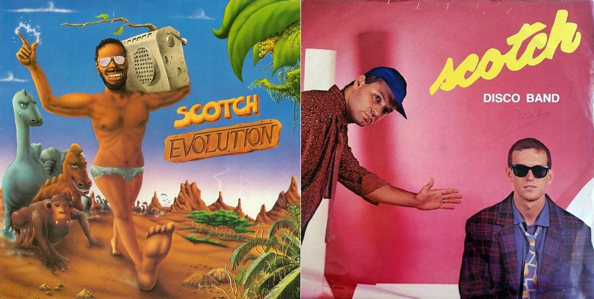 Листая старые винилы. Диск 48: «Scotch» Evolution 1985 г. LP ZYX Records.