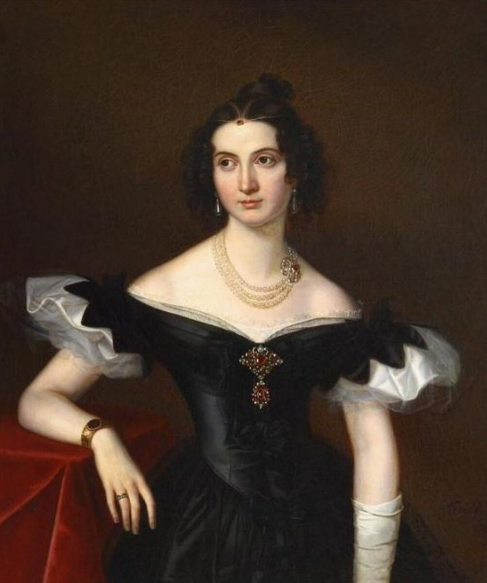 Никола-Себастьян Фросте «Портрет Ольги Станиславовны Потоцкой» (младшая сестра) / Алупкинский (Воронцовский) дворец-музей
