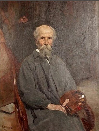 В.Савинский. Портрет П.П.Чистякова. 
