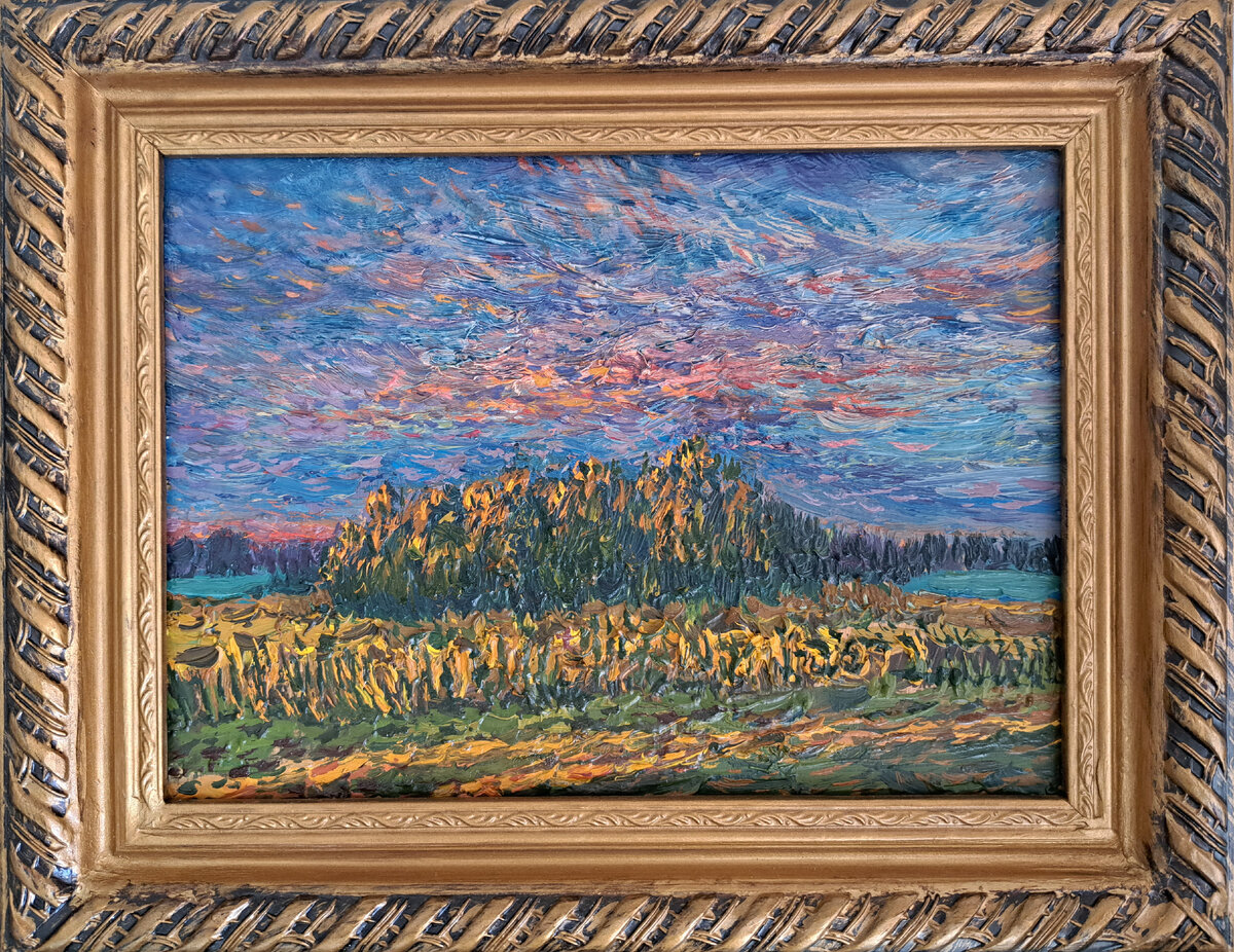 "Последние лучи"       холст. масло     18х24          продаётся