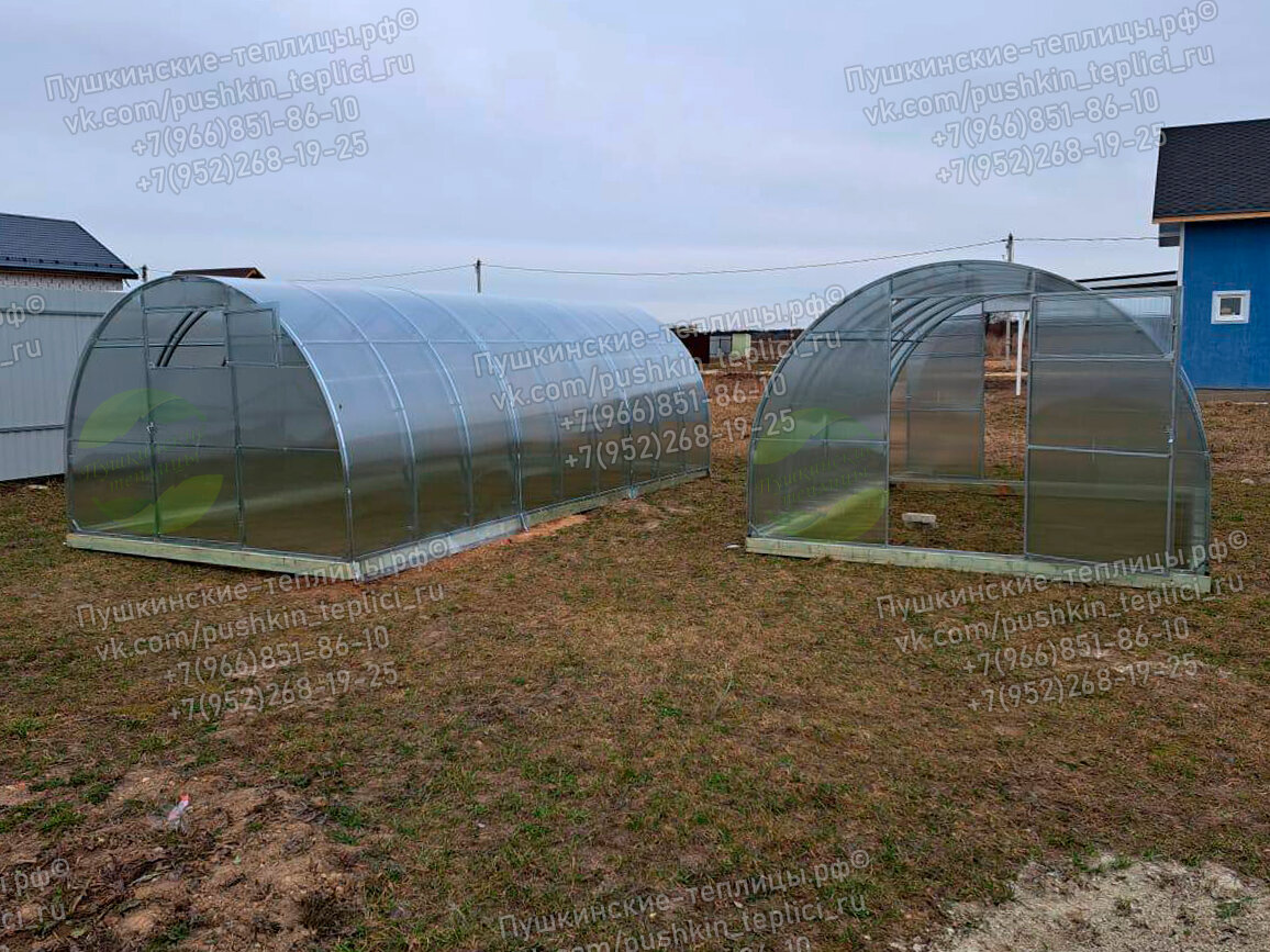 Монтаж теплиц в СПб и ЛО