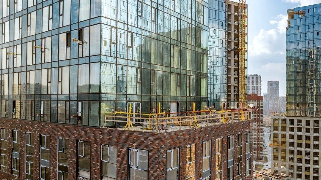 ЖК «Level Причальный» – аэросъемка Новострой-М