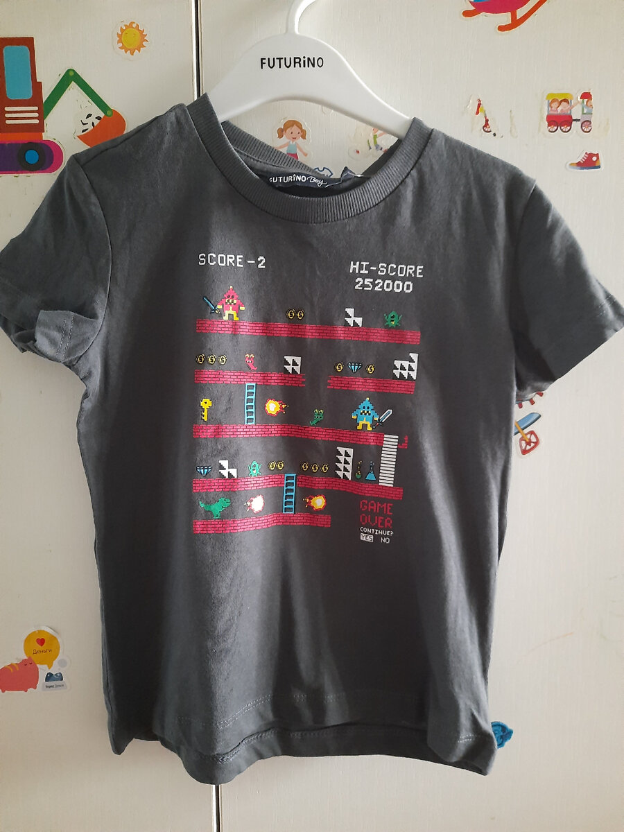 Футболка сына. Просто для иллюстрации