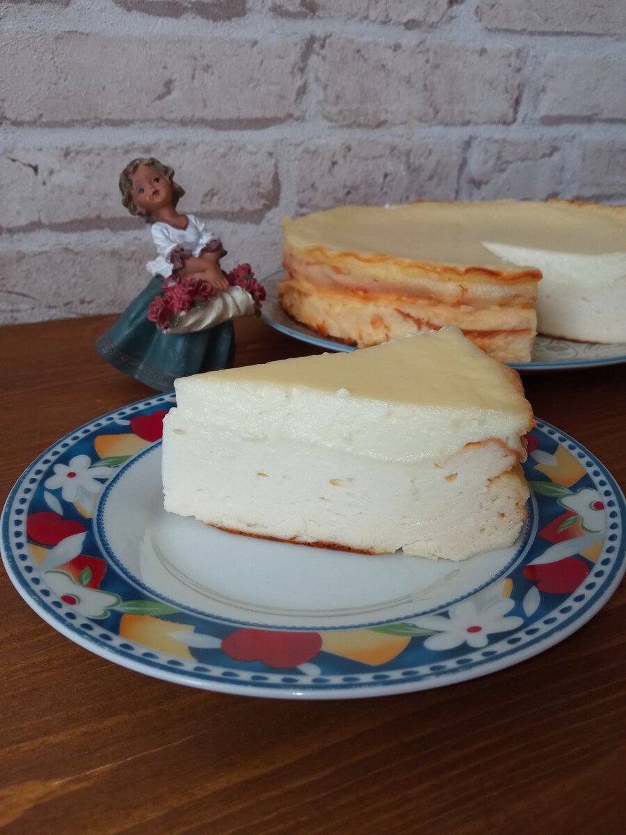 Запеканка двухслойная. Фото автора 