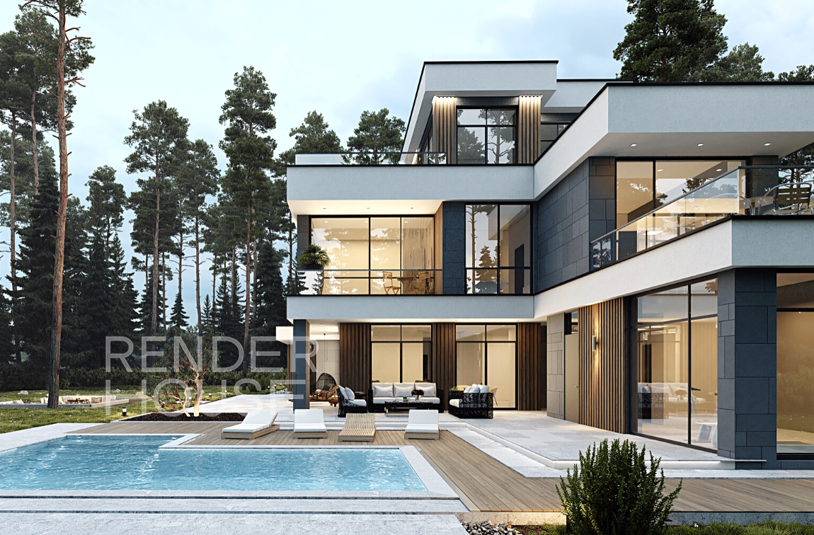 Проект МЭДИСОН ПАРК, Render House 