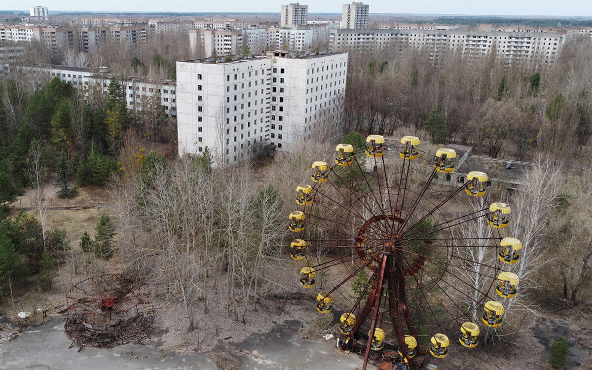 Фото города чернобыль после