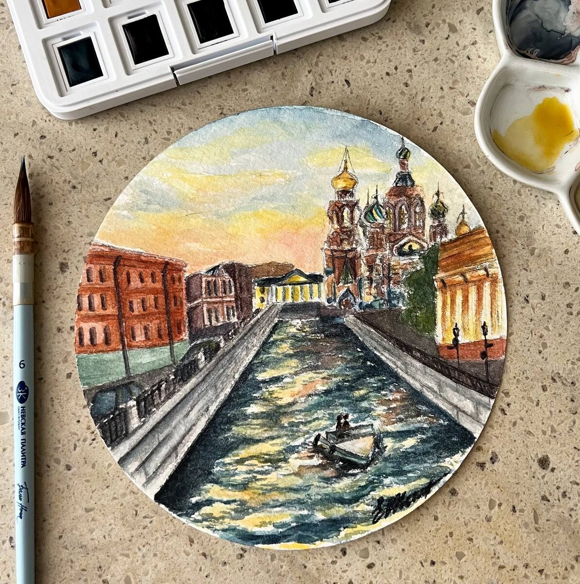 «Летний Питер» - картина на заказ