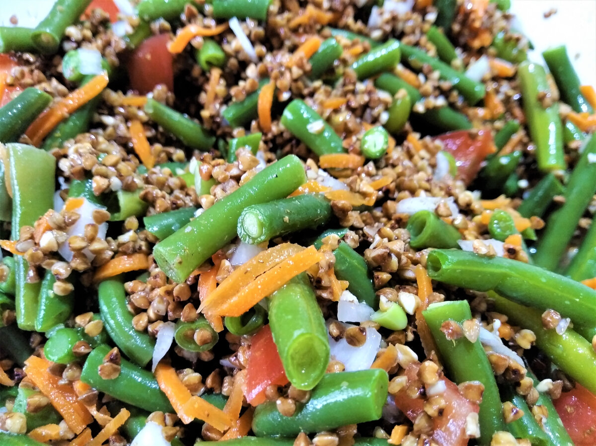 гречневая крупа с овощами