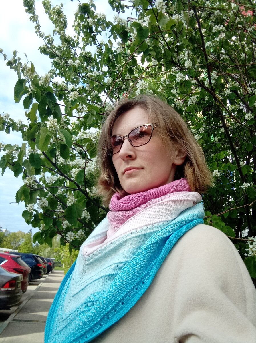 Та самая шаль, ношу третий год. 