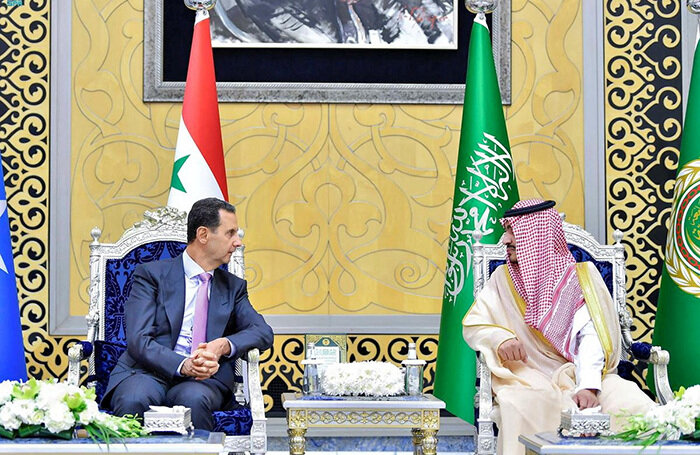    Башар Асад на саммите Лиги арабских государств в Джидде.SAUDI PRESS AGENCY/Reuters