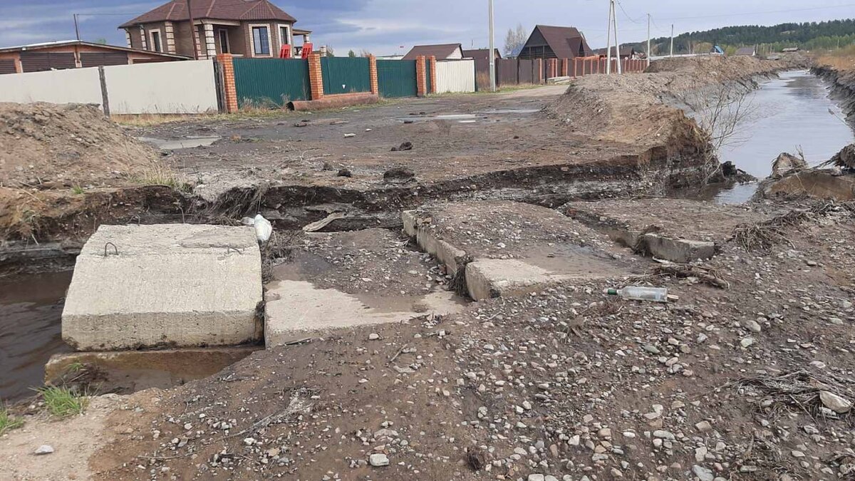  Затопленный участок. Фото: тг-канал городской администрации
