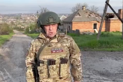    Основатель ЧВК «Вагнер» Евгений Пригожин ©Telegram-канал Операция Z: Военкоры Русской Весна