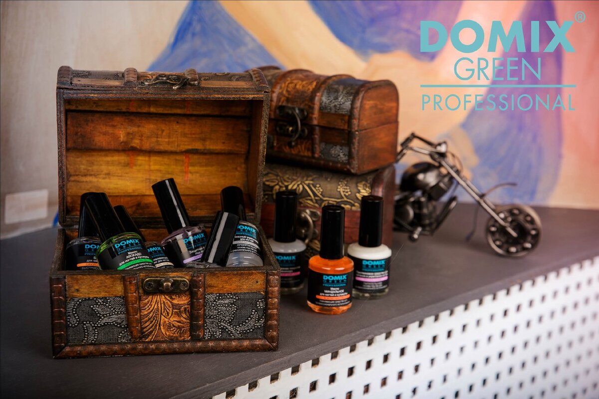 восстанавливающие средства для ногтей от Domix Green Professional