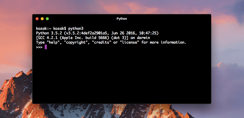 Установка PIP пакета