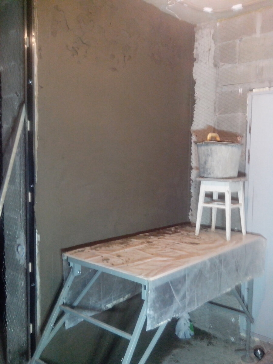 Подмости для штукатурных работ