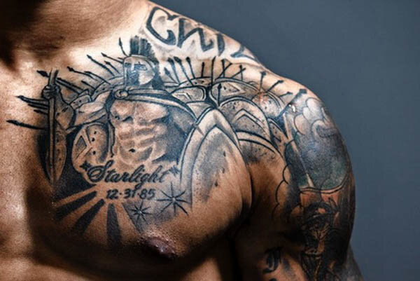 Самые красивые мужские татуировки на плече ( фото) 🔥 Прикольные картинки и юмор