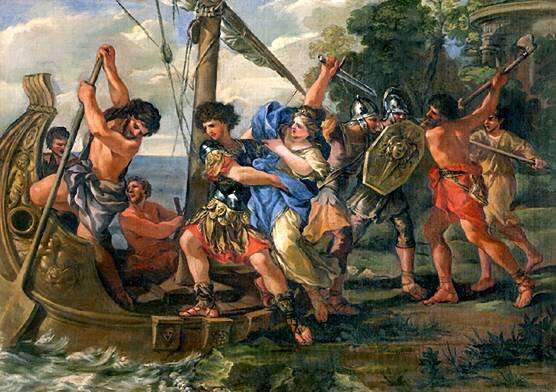 Джованни Франческо Романелли «Похищение Елены» 