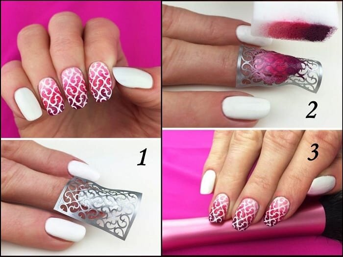 Просто и красиво Вуаль геометрия Nail Art Tutorial / Маникюр дома / SmartDaily