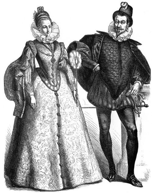 Испанские дворяне на XVI—XVII вв. Источник иллюстрации: http://top-antropos.com