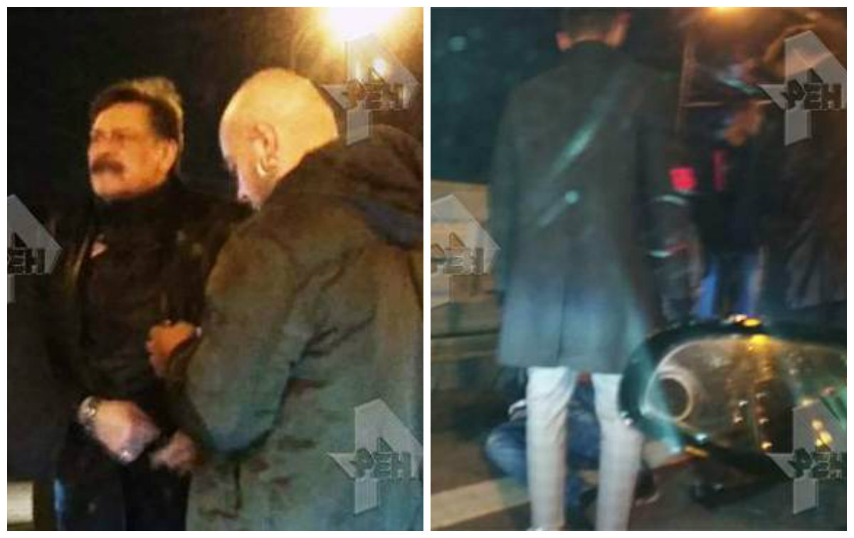 Кадры с места событий.