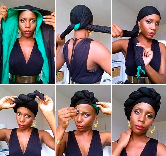 Как красиво завязать платок на голове – способы и пошаговая инструкция