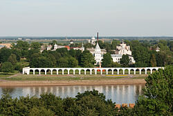 Вид на ярославский Кремль