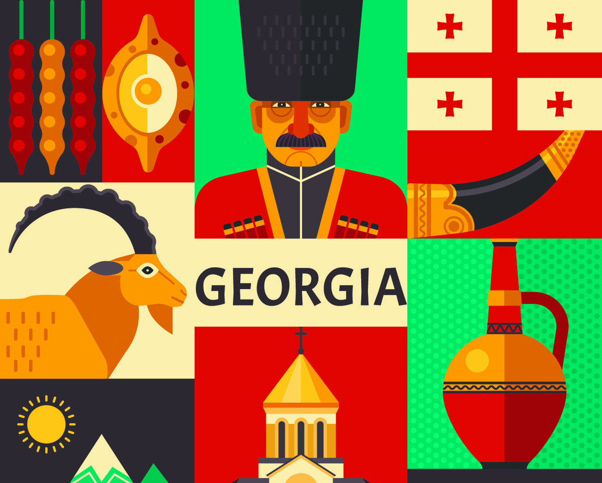 Грузия плакат