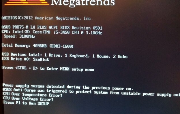 Сеул ошибка а6. American MEGATRENDS CPU over temperature Error. Ошибки при включении ПК Setup. И ошибка CPU temperature Error. При включении компьютера CPU over temperature Error.